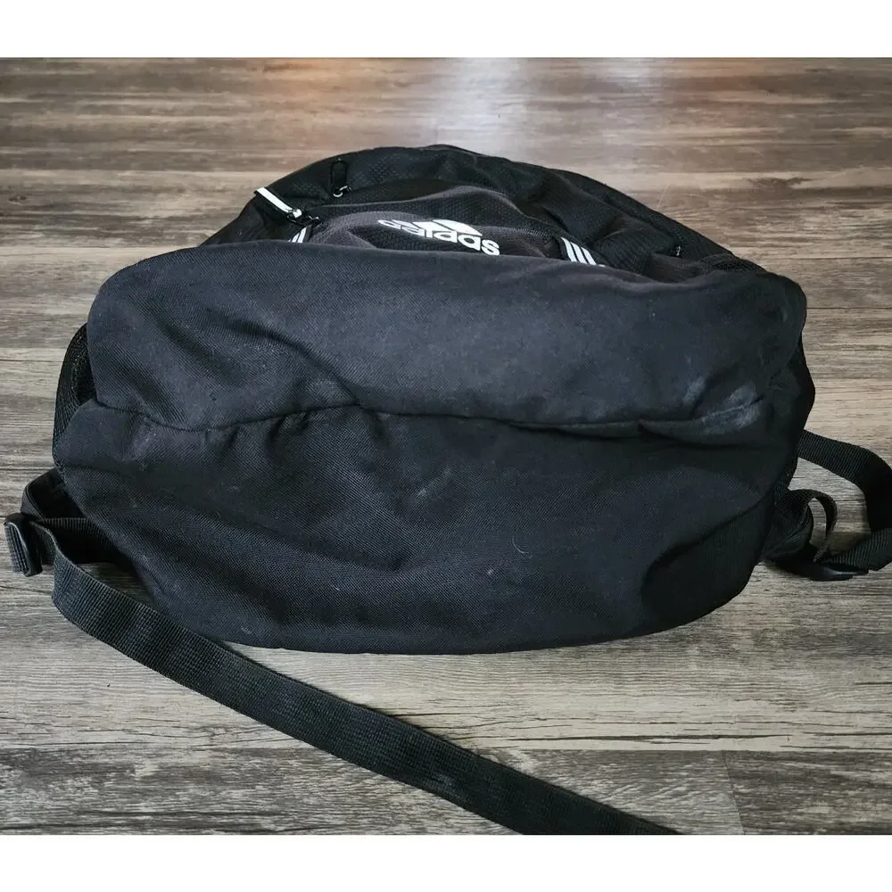 Adidas Black Defender Backpack With Padded Laptop Sleeve School Hiking